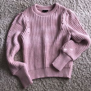 Top shop pink sweater
